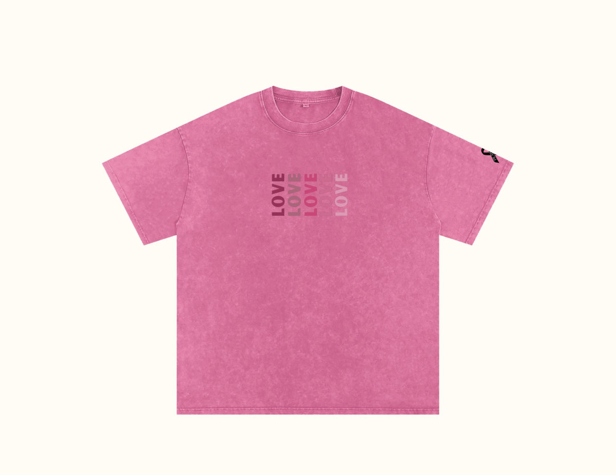 Stronger in Pink | LOVE x BCA Stonewash T-Shirt